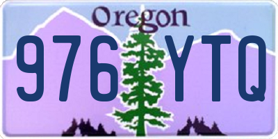 OR license plate 976YTQ
