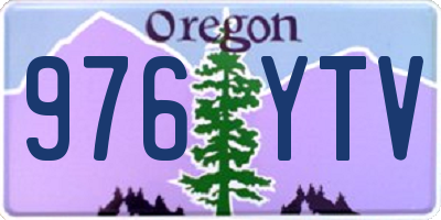 OR license plate 976YTV