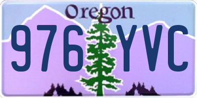 OR license plate 976YVC