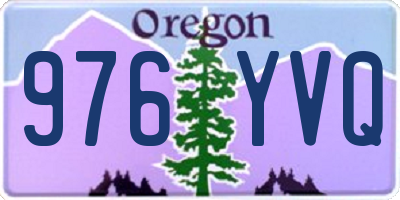 OR license plate 976YVQ