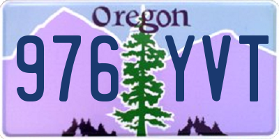 OR license plate 976YVT