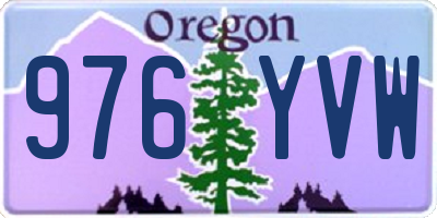 OR license plate 976YVW