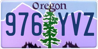 OR license plate 976YVZ