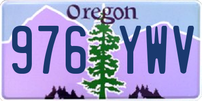 OR license plate 976YWV