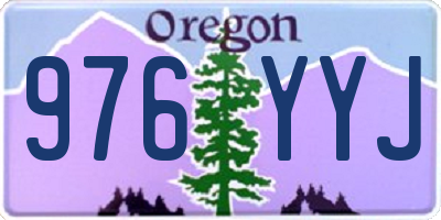 OR license plate 976YYJ