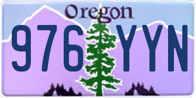 OR license plate 976YYN