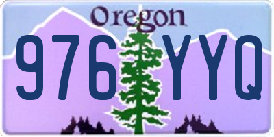 OR license plate 976YYQ
