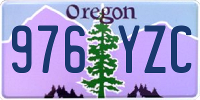 OR license plate 976YZC