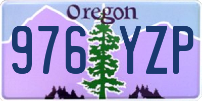 OR license plate 976YZP