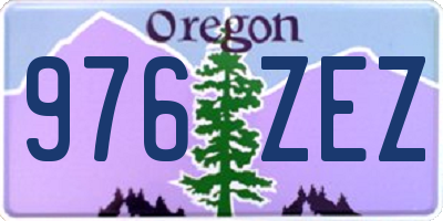 OR license plate 976ZEZ