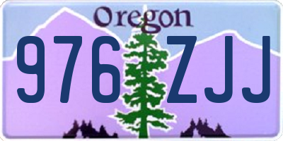 OR license plate 976ZJJ