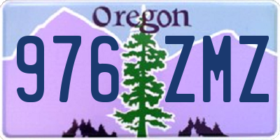 OR license plate 976ZMZ