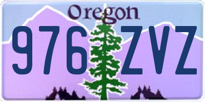 OR license plate 976ZVZ
