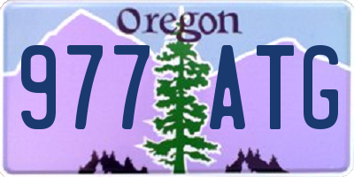 OR license plate 977ATG