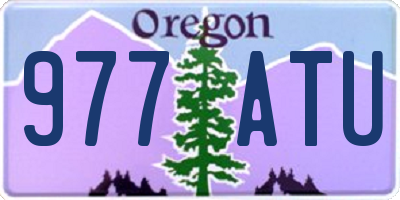 OR license plate 977ATU