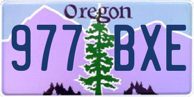 OR license plate 977BXE
