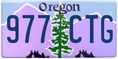 OR license plate 977CTG
