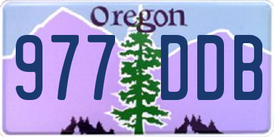 OR license plate 977DDB