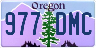 OR license plate 977DMC