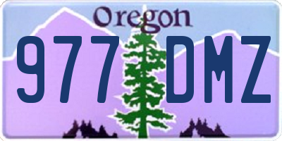 OR license plate 977DMZ