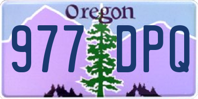 OR license plate 977DPQ
