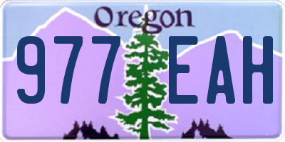 OR license plate 977EAH