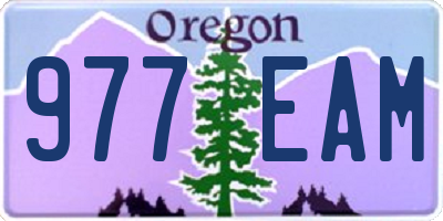 OR license plate 977EAM