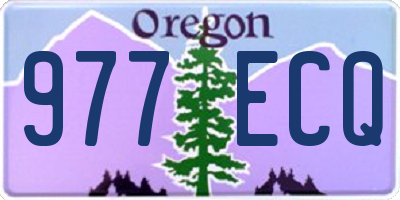 OR license plate 977ECQ
