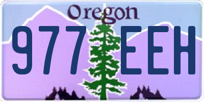 OR license plate 977EEH