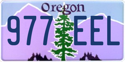 OR license plate 977EEL