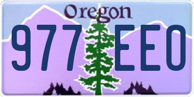 OR license plate 977EEO