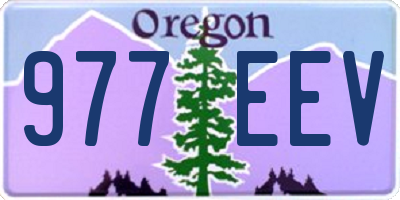 OR license plate 977EEV