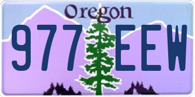 OR license plate 977EEW
