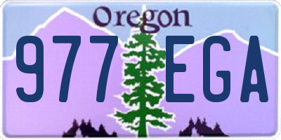 OR license plate 977EGA