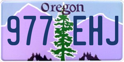 OR license plate 977EHJ