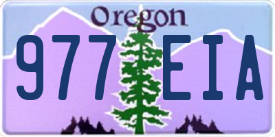 OR license plate 977EIA