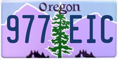 OR license plate 977EIC