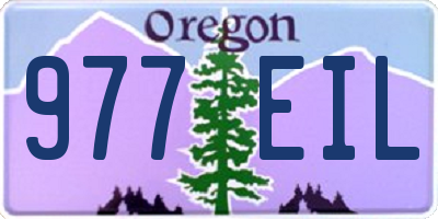 OR license plate 977EIL