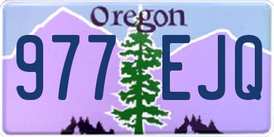 OR license plate 977EJQ