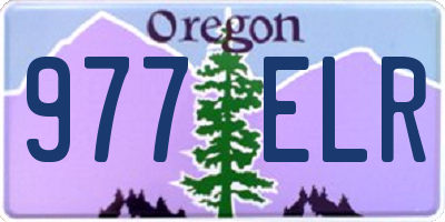 OR license plate 977ELR