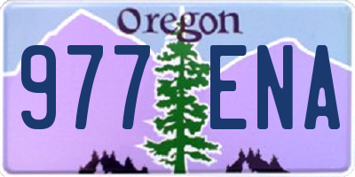 OR license plate 977ENA