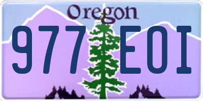 OR license plate 977EOI