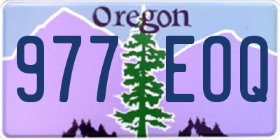 OR license plate 977EOQ