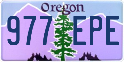 OR license plate 977EPE