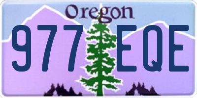 OR license plate 977EQE