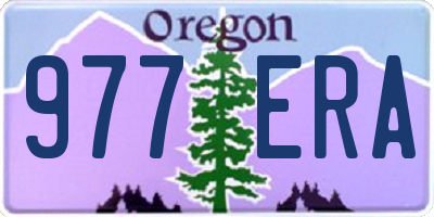 OR license plate 977ERA