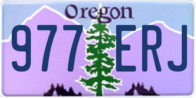 OR license plate 977ERJ
