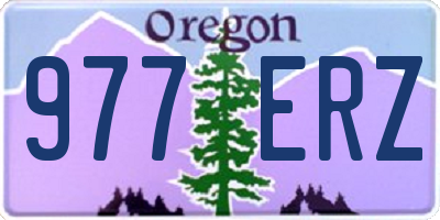 OR license plate 977ERZ