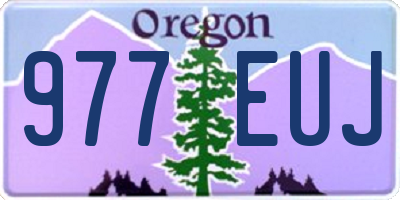 OR license plate 977EUJ