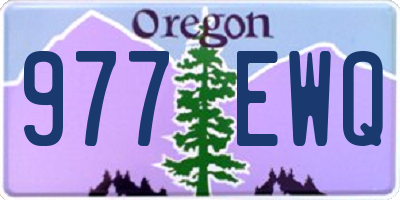 OR license plate 977EWQ